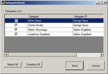 Aloaha Delegate Control Screenshot