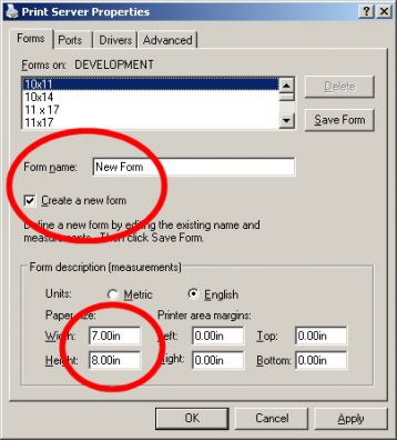 New Form Dialog