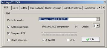 Aloaha PDF Optimizer Settings